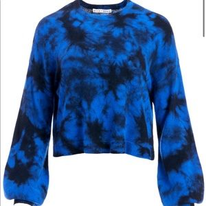 Alice + Olivia Tie Dye Crop Top